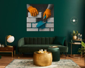 Masonry in Progress, Craftsmanship and Precision