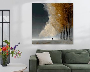 Wo Herbst und Winter sich in einem Atemzug umarmen von Karina Brouwer