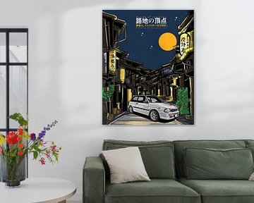 Midnight Turbo Reverie - Lantern Alley Edition sur Coretan Vector