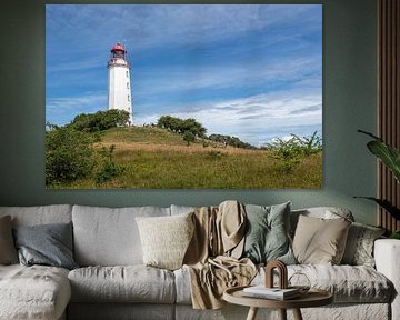 Leuchtturm Dornbusch auf Hiddensee von Alexander Baumann