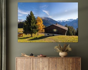 Mountain hut in Montafon, Austria