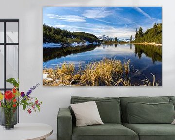 Wiegensee dans le Montafon en Autriche sur Jan Schuler