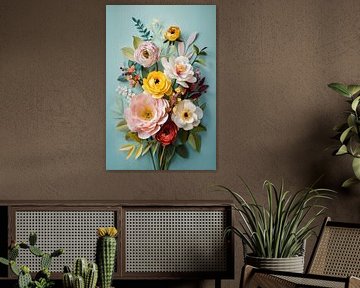 Lentelicht in Papier van Thea