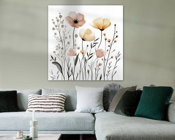 Lente bloemen van Richards Fine Art