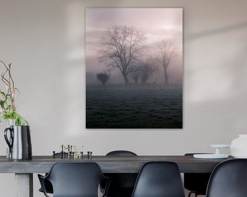 mist in the early glow (vertical) by Yorick De Wilde