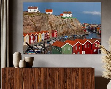 Boathouses Smögen by Sven-Erik Arndt