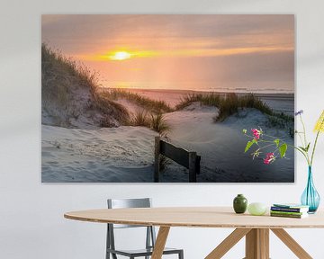 Sonnenuntergang Ameland von Martien Hoogebeen Fotografie