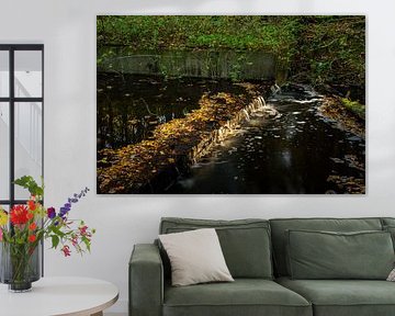 Watercourse in autumn by Martien Hoogebeen Fotografie