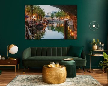 Nouveau Rhin vu de sous le pont chez Annie's sur Dirk van Egmond