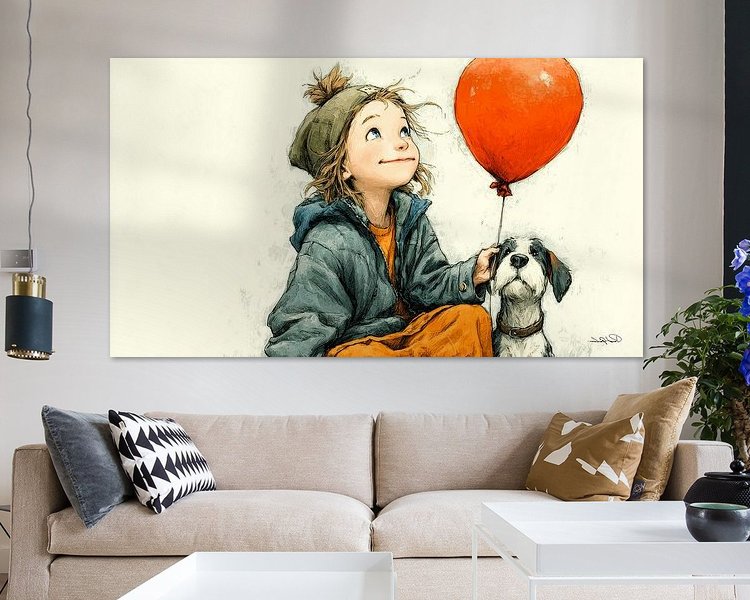 Example of the artwork in a room