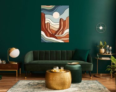 Example of the artwork in a room