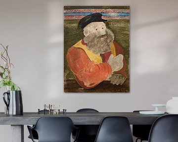 Yankel Adler - Bearded rabbi (circa 1925)