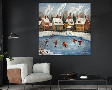 On the village pond by Kay Weber