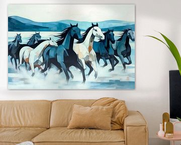 Chevaux sur Jutta Maria Pusl