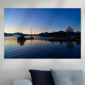 Morning calm on the lake IV