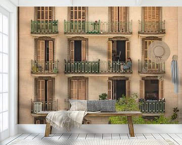 Het leven op de balkons van Barcelona