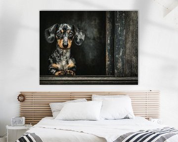 De Merle Teckel in het Oude Raamkozijn