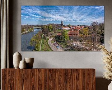 Drohnenaufnahme von Elsloo in Südlimburg