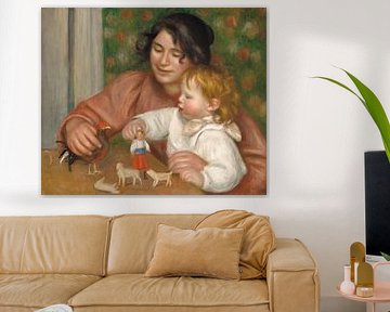 Child with Toys - Gabrielle and the Artist's Son, Jean, Auguste Renoir