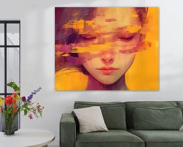 Dreamy Woman in Colours