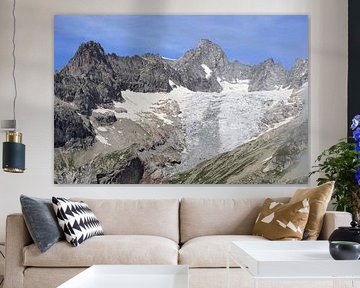 De TMB rond de Mont Blanc: een spectaculaire langeafstandswandelroute door Frankrijk, Italië en Zwitserland - vol gletsjers, bergtoppen, alpenweiden en prachtige bergmomenten. van Miriam Schwarzfischer Fotografie