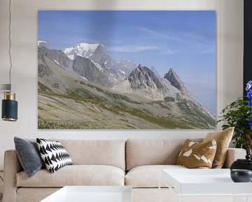 Mont Blanc: Een spectaculaire langeafstandswandelroute door Frankrijk, Italië en Zwitserland - vol gletsjers, bergtoppen, alpenweiden en prachtige bergmomenten. van Miriam Schwarzfischer Fotografie