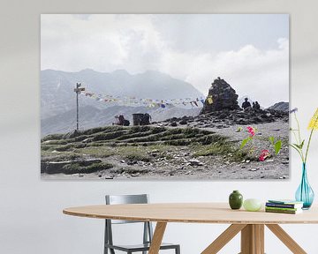 Mont Blanc: Een spectaculaire langeafstandswandelroute door Frankrijk, Italië en Zwitserland - vol gletsjers, bergtoppen, alpenweiden en prachtige bergmomenten. van Miriam Schwarzfischer Fotografie