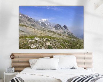 Mont Blanc: Een spectaculaire langeafstandswandelroute door Frankrijk, Italië en Zwitserland - vol gletsjers, bergtoppen, alpenweiden en prachtige bergmomenten. van Miriam Schwarzfischer Fotografie