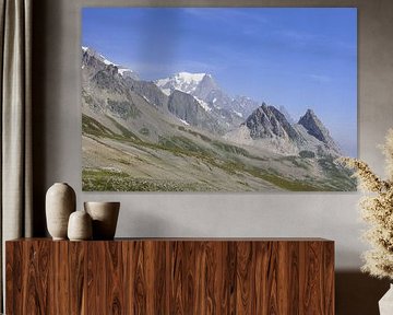 Mont Blanc: Een spectaculaire langeafstandswandelroute door Frankrijk, Italië en Zwitserland - vol gletsjers, bergtoppen, alpenweiden en prachtige bergmomenten. van Miriam Schwarzfischer Fotografie