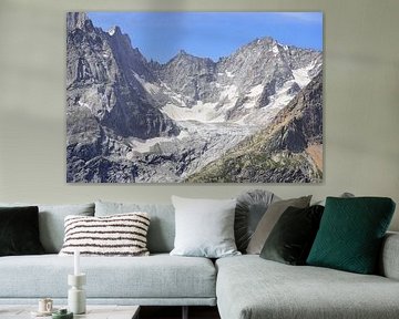 Mont Blanc: Een spectaculaire langeafstandswandelroute door Frankrijk, Italië en Zwitserland - vol gletsjers, bergtoppen, alpenweiden en prachtige bergmomenten. van Miriam Schwarzfischer Fotografie