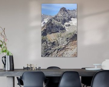 Mont Blanc: Een spectaculaire langeafstandswandelroute door Frankrijk, Italië en Zwitserland - vol gletsjers, bergtoppen, alpenweiden en prachtige bergmomenten. van Miriam Schwarzfischer Fotografie