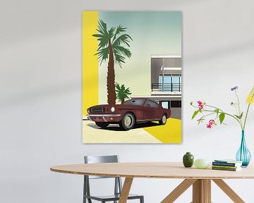 Der klassische Mustang in LA