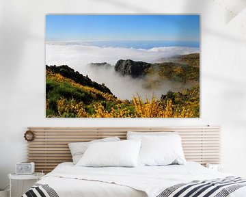 Boven de Wolkenzee van Madeira