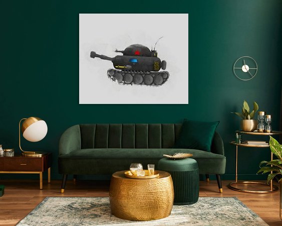 Example of the artwork in a room