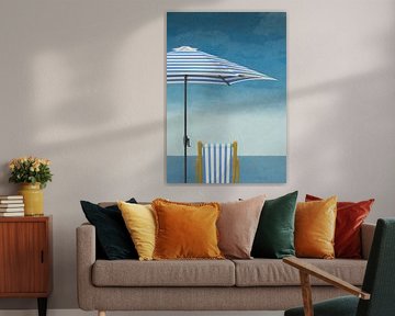 Beach day by Richard Laschon