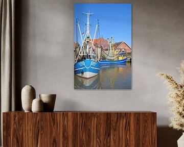 Hafen von Neuharlingersiel,Ostfriesland,Nordsee von Peter Eckert