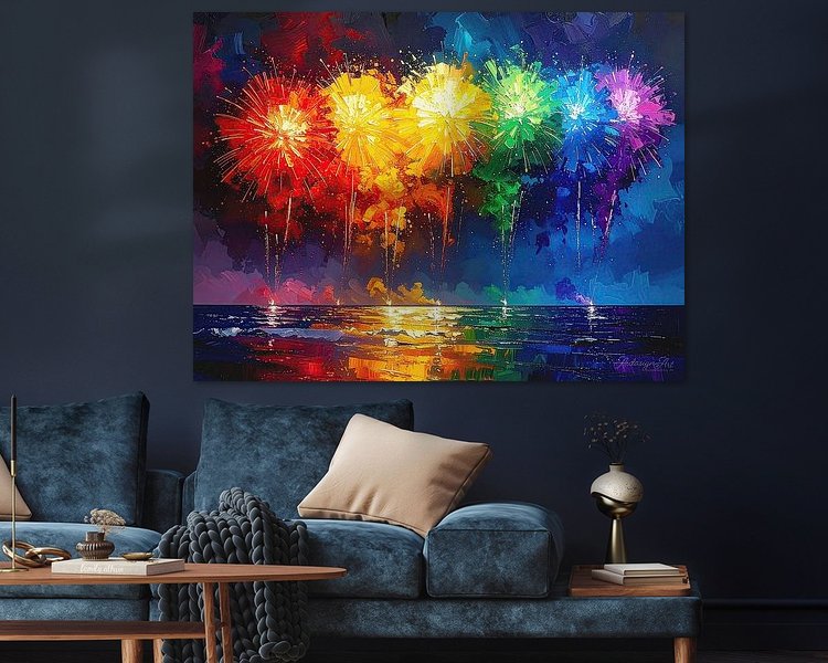 Example of the artwork in a room