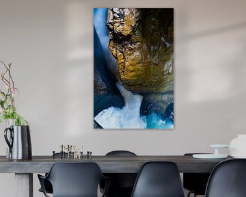 The powerful waterfall of the Alps by Daisy Renders