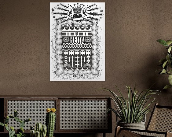 Example of the artwork in a room