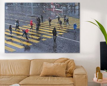 A travers le blizzard sur Matthias Luescher