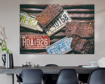 American West - US License Plates