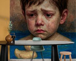 Example of the artwork in a room