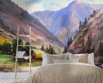 Langs de rivier de Salmon van Steve Henderson