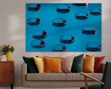 Aqua Reflections in Cyan von WSPictures