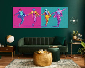 Energetischer Tanzausdruck