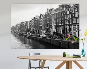 Amsterdamer Grachtenhäuser von Jim Plaum