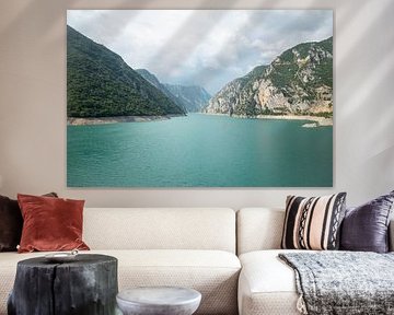 Blauw meer van Jim Plaum