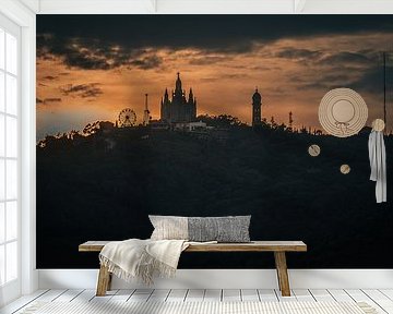 Tibidabo zonsondergang