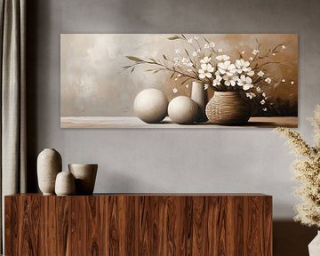 Schilderij bloemen 11.5954 van ARTEO Schilderijen