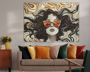 Vrouw Met Vuur van Kunst Kriebels